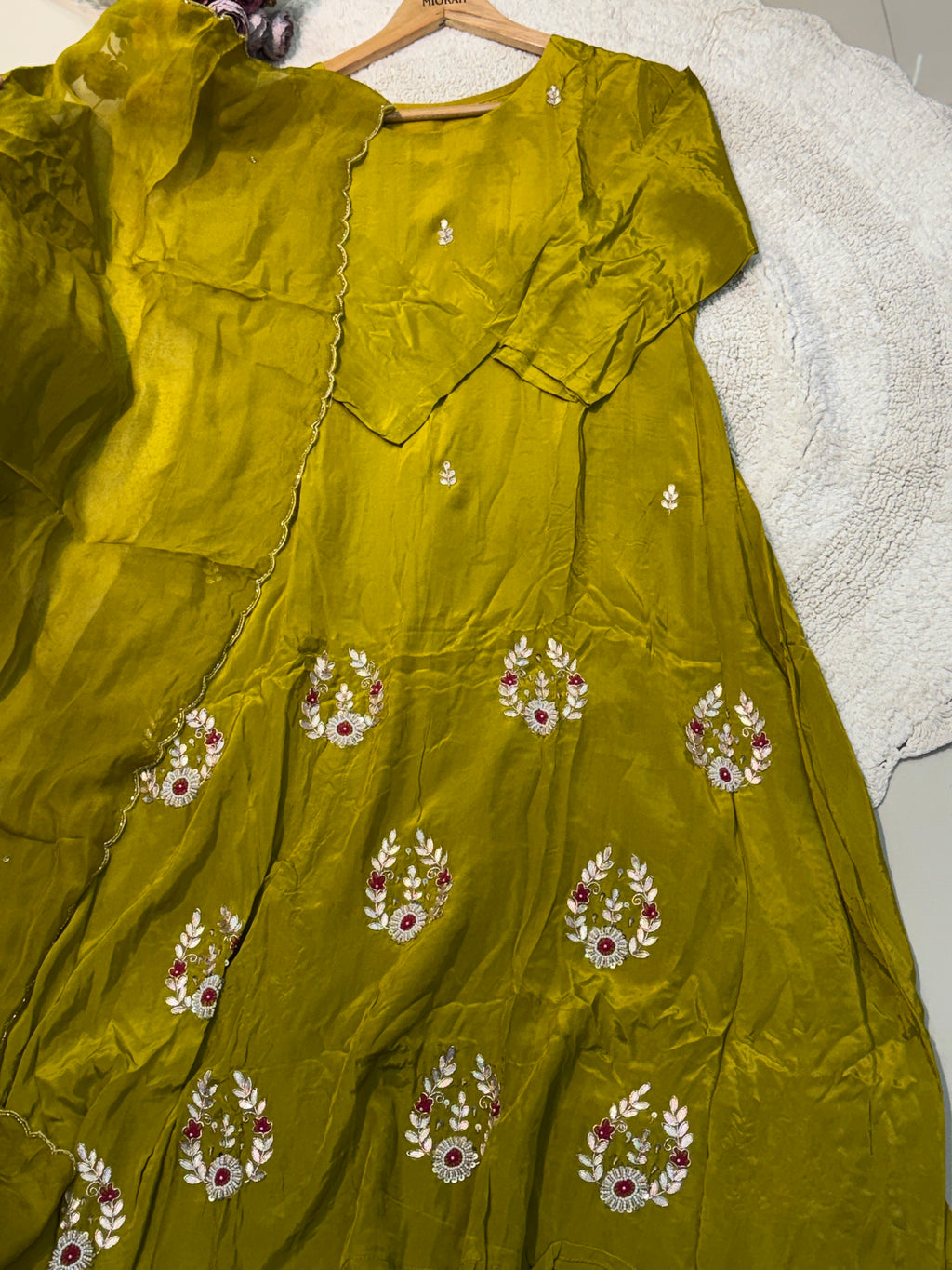 MZ269-Designer crape suit