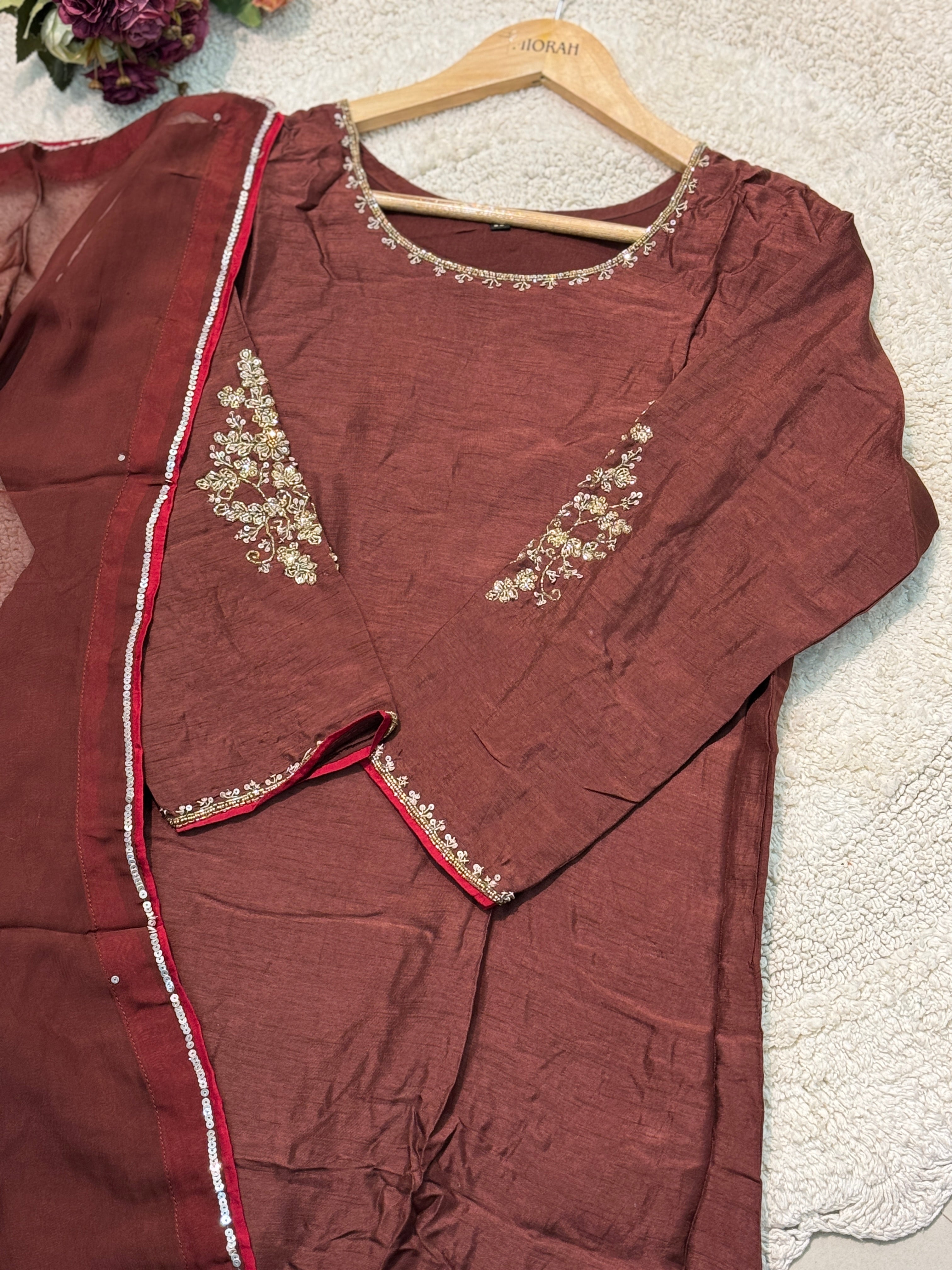 MZ2493-Designer silk suit