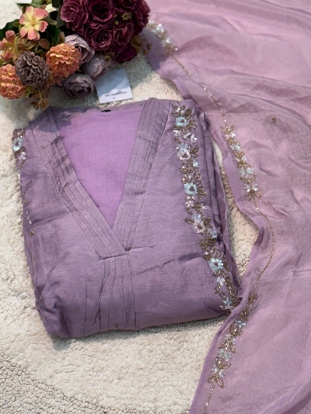 MZ2487-Designer silk anarkali suit