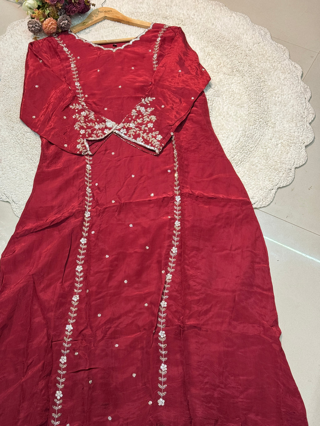 MZ2503-Designer crape suit