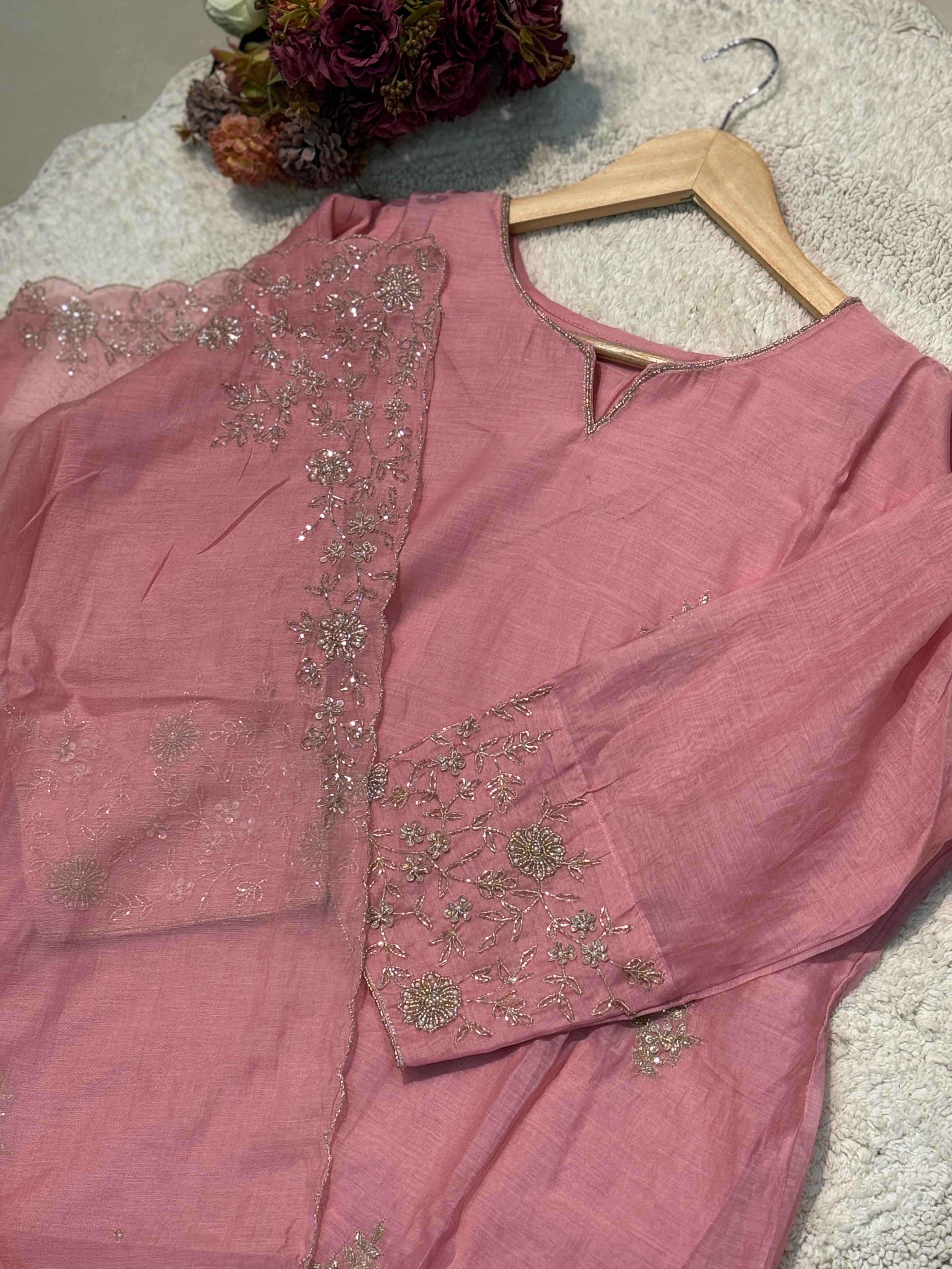 MZ2501-Designer Mulchanderi suit