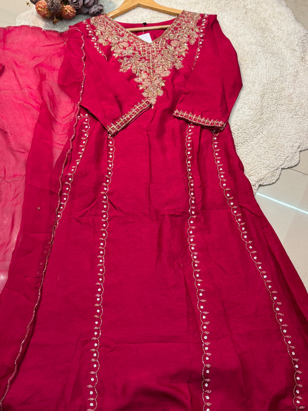 MZ268-Designer silk suit