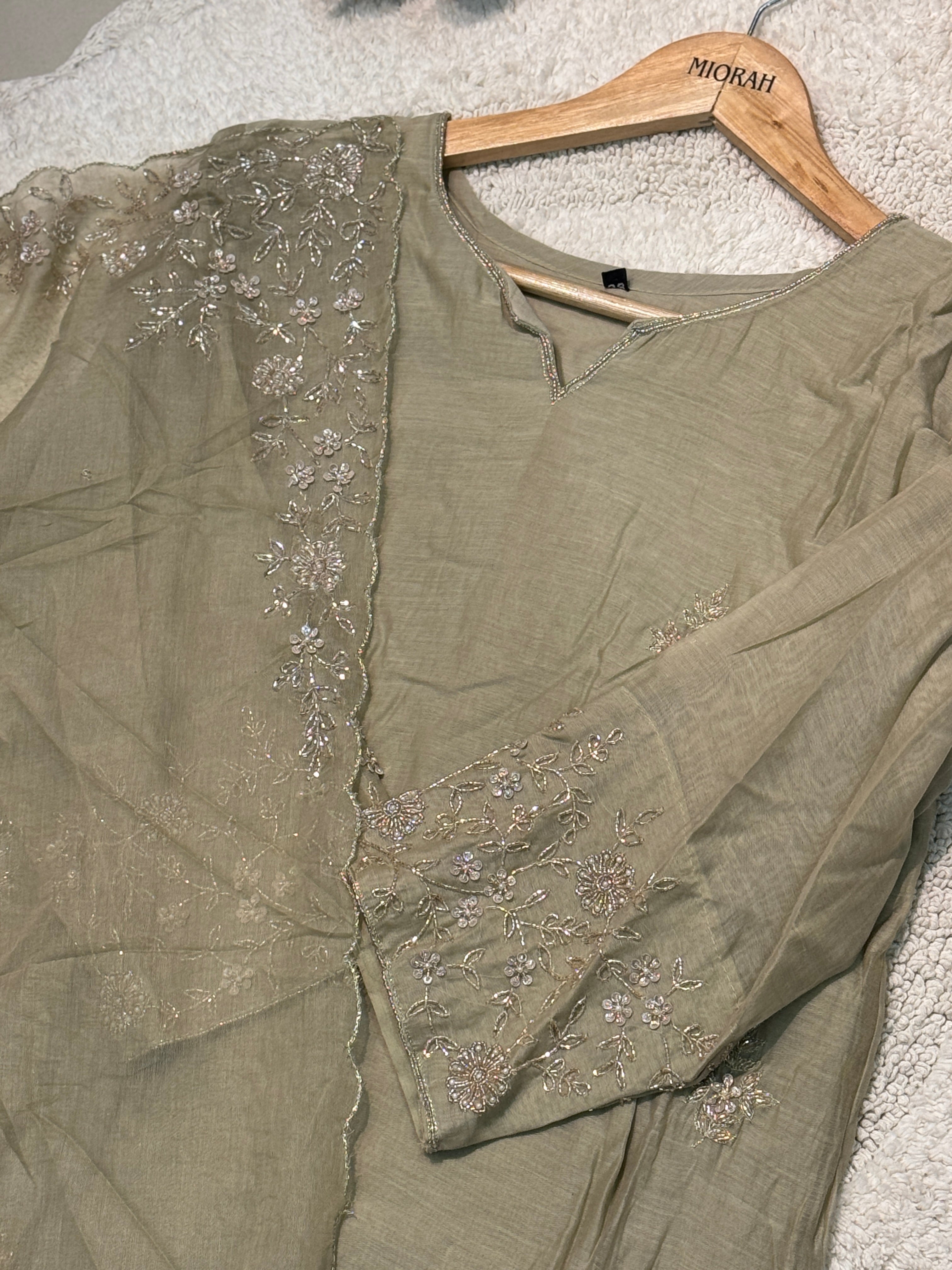 MZ2501-Designer Mulchanderi suit