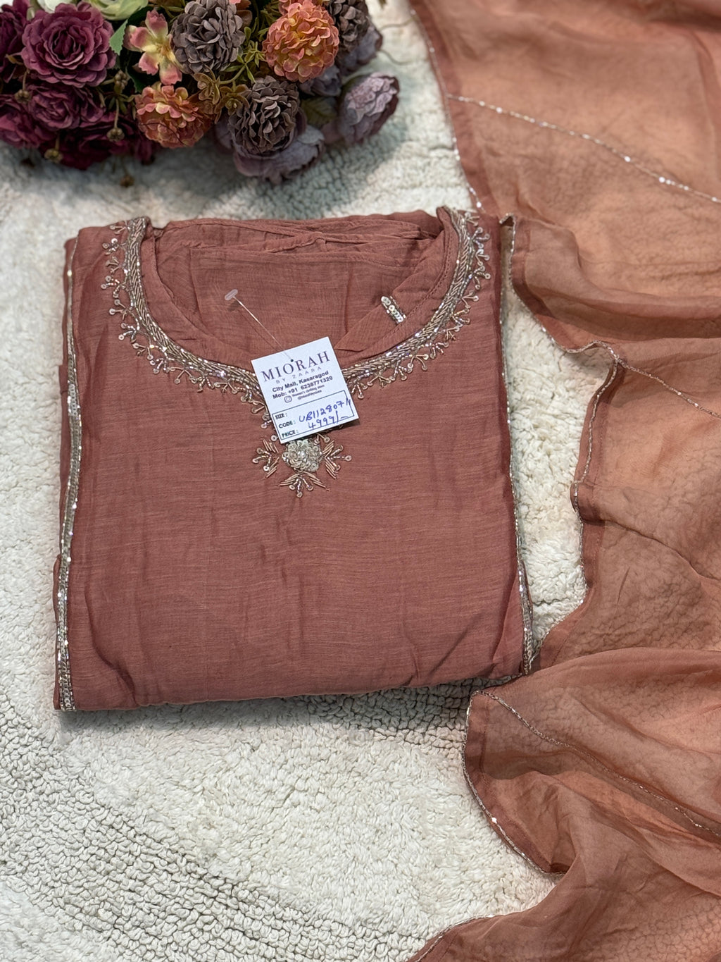 MZ245-Mulchanderi designer suit