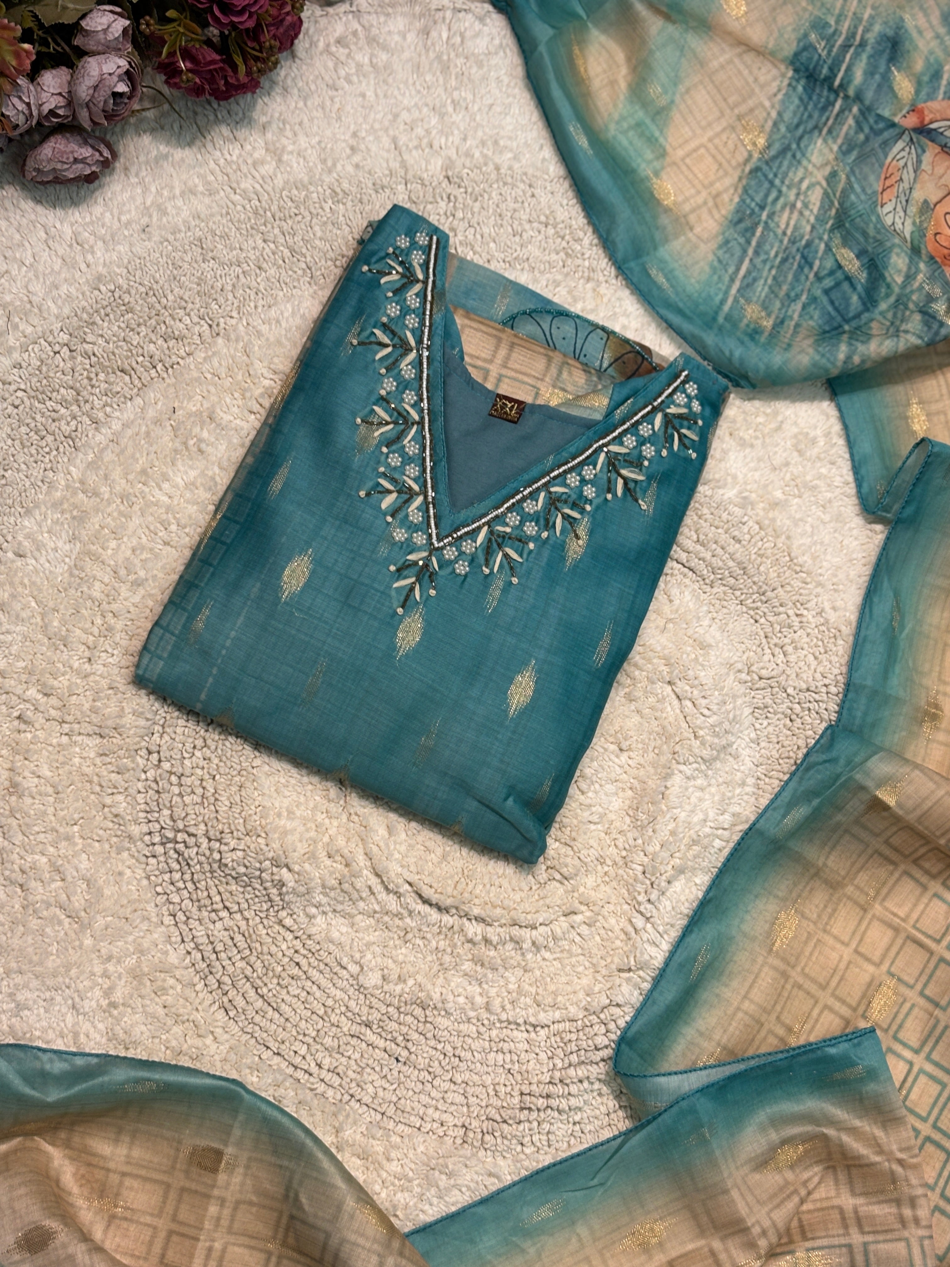 MZ2532-silk suit