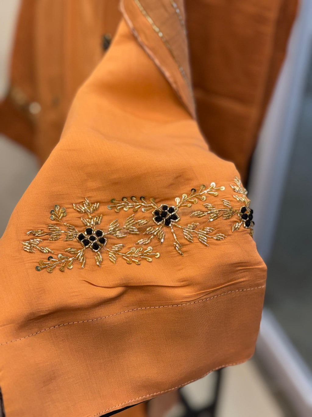 Mul chanderi Handwork suits