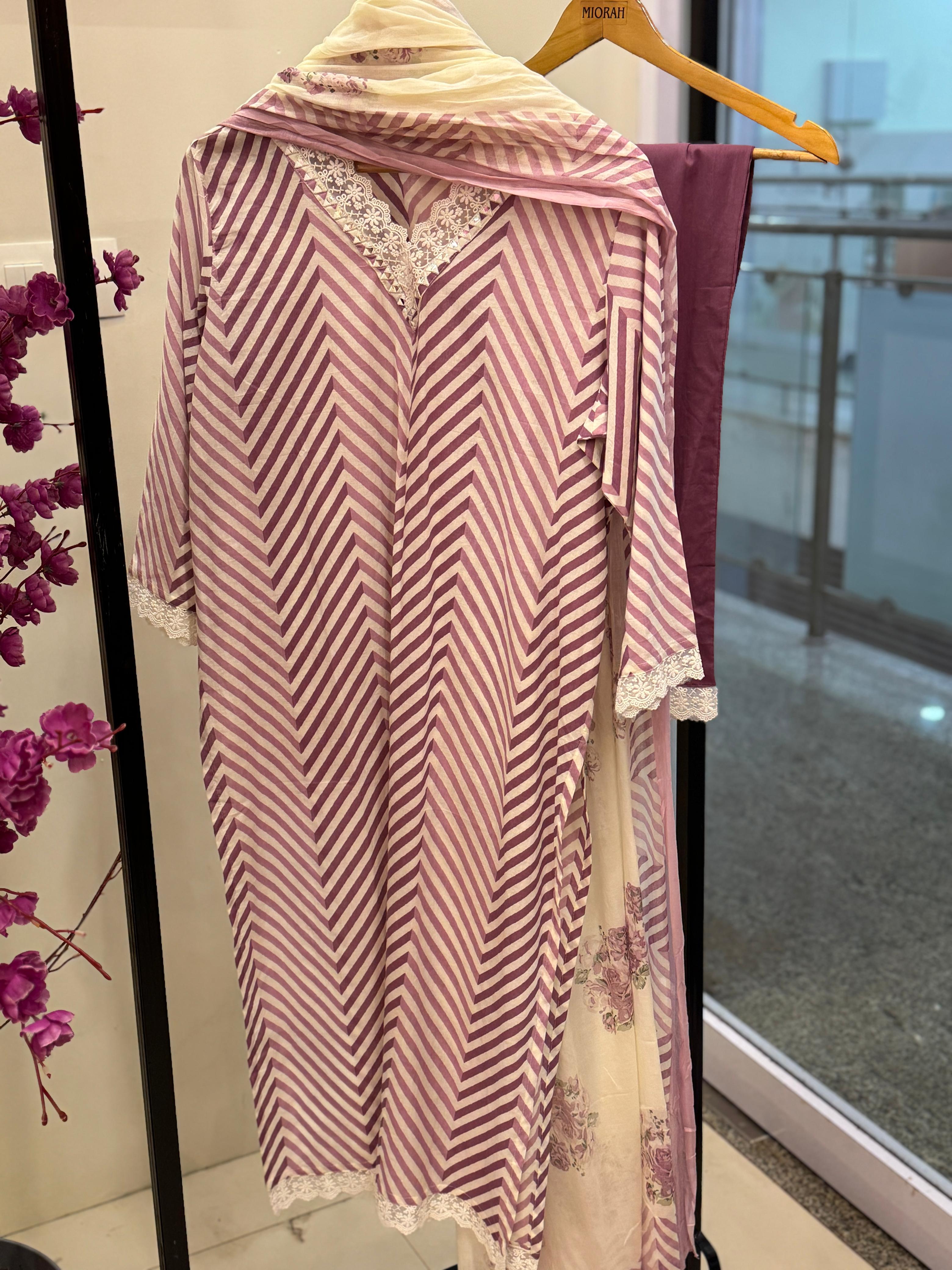 Cotton three piece sets