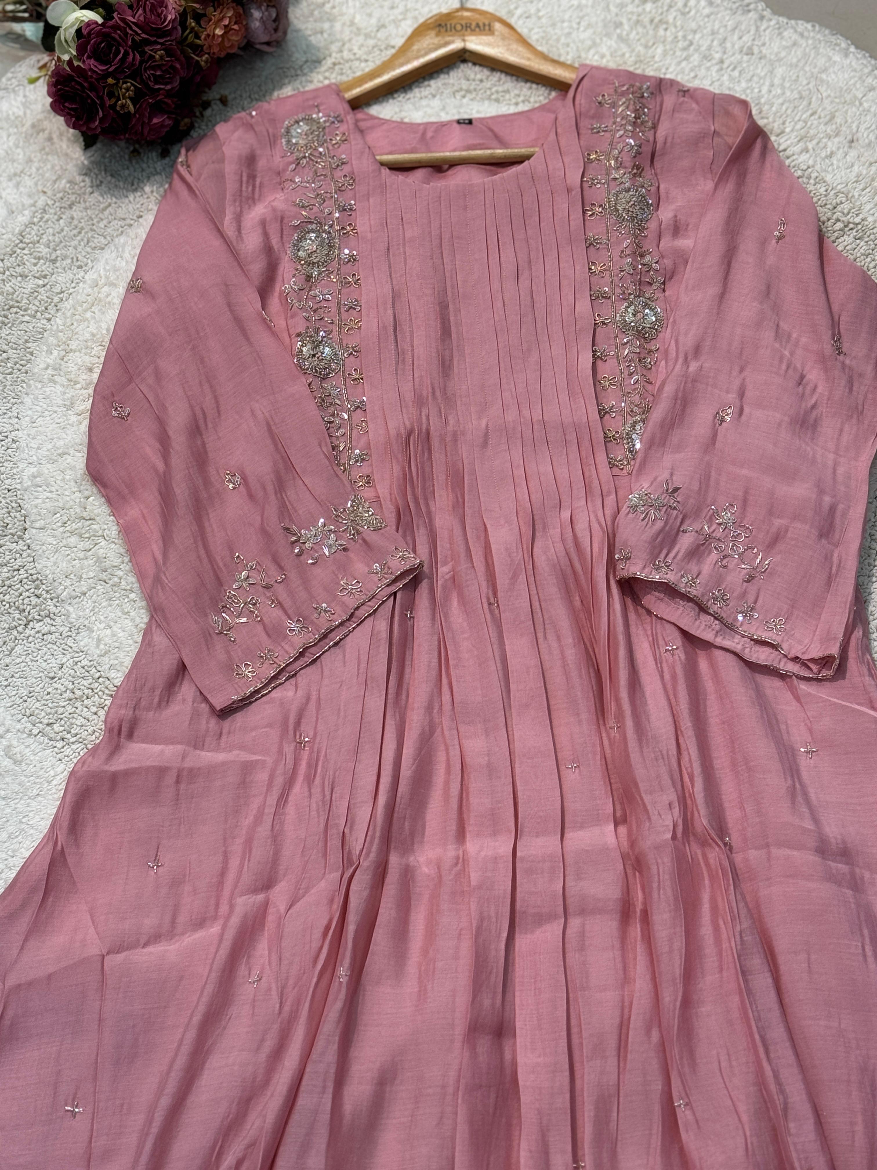 MZ246-Mulchanderi handwork suits
