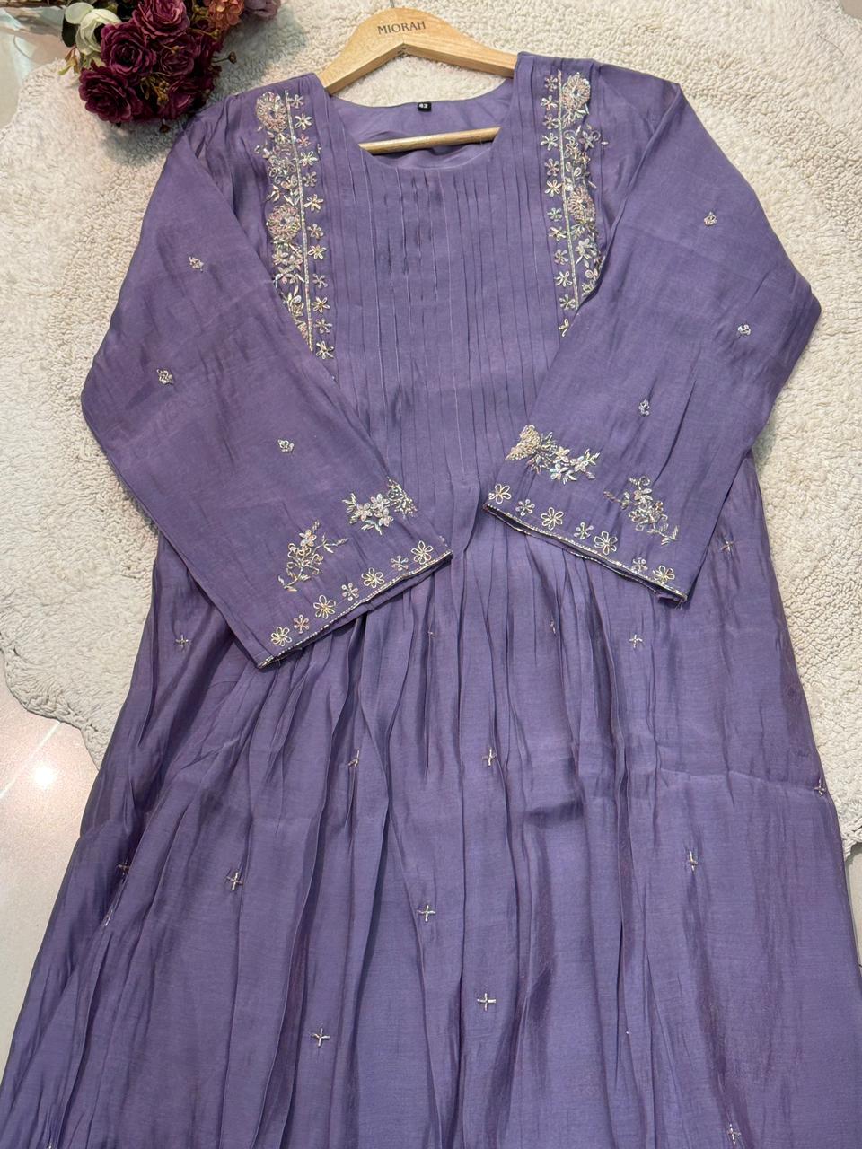 MZ246-Mulchanderi handwork suits