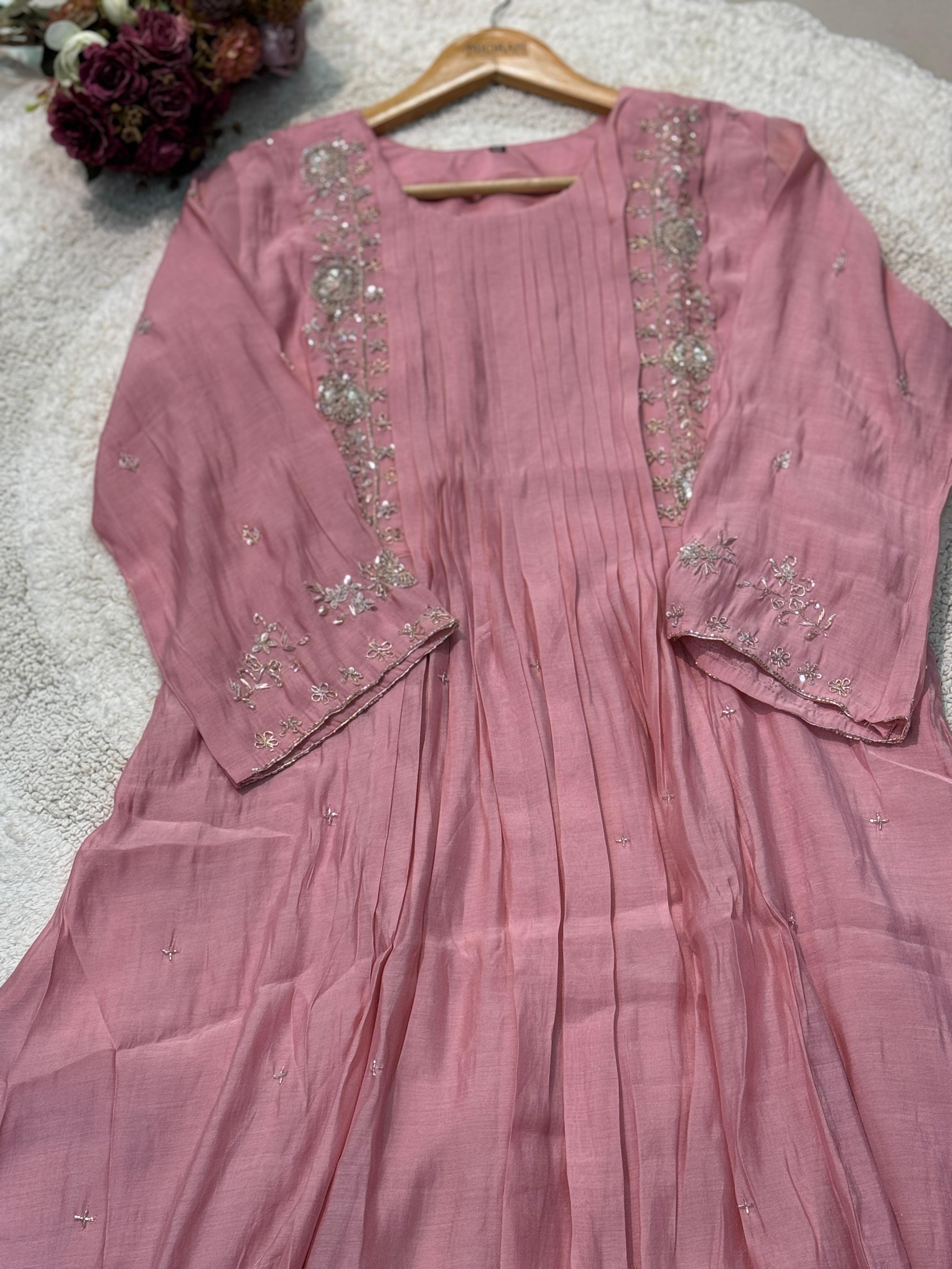 MZ246-Mulchanderi handwork suits