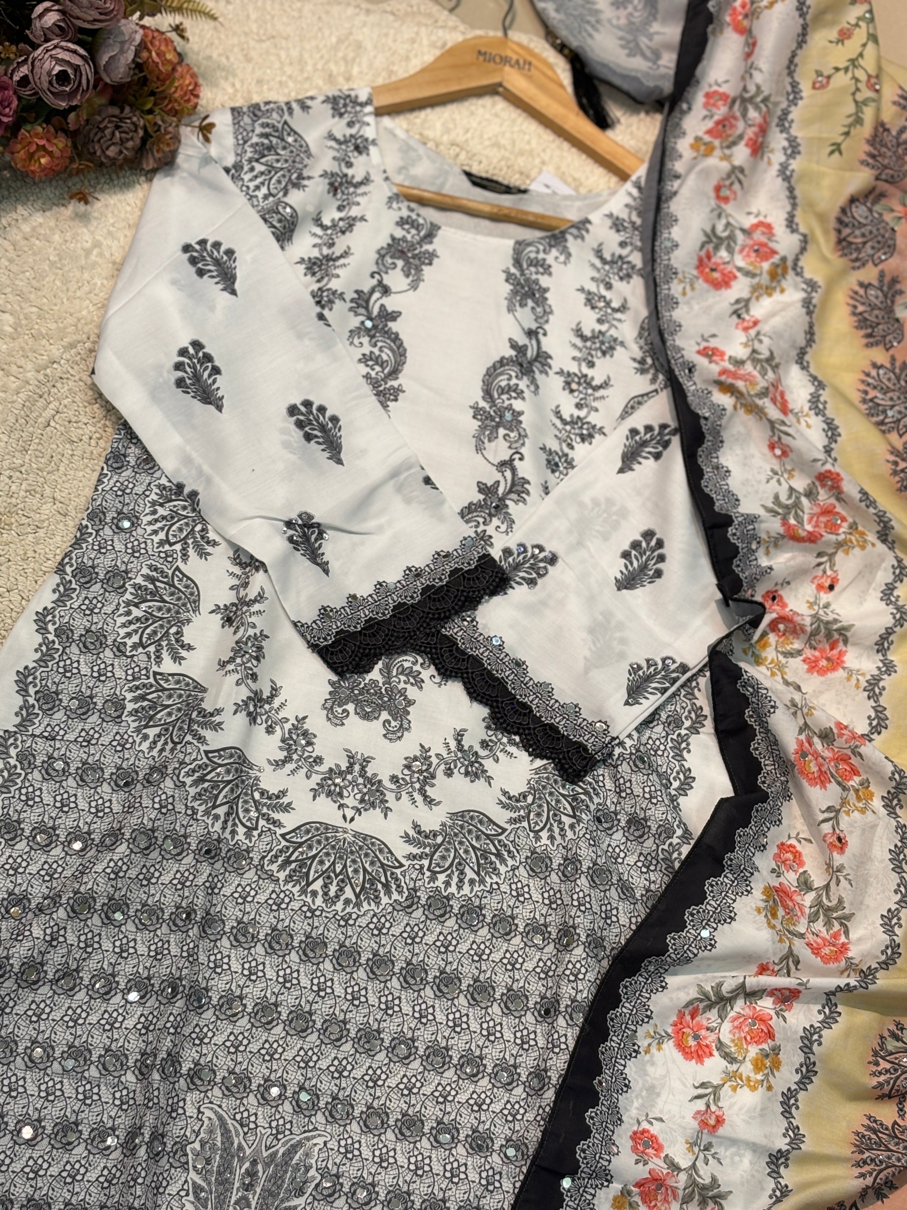 MZ2521-Muslin designer suit