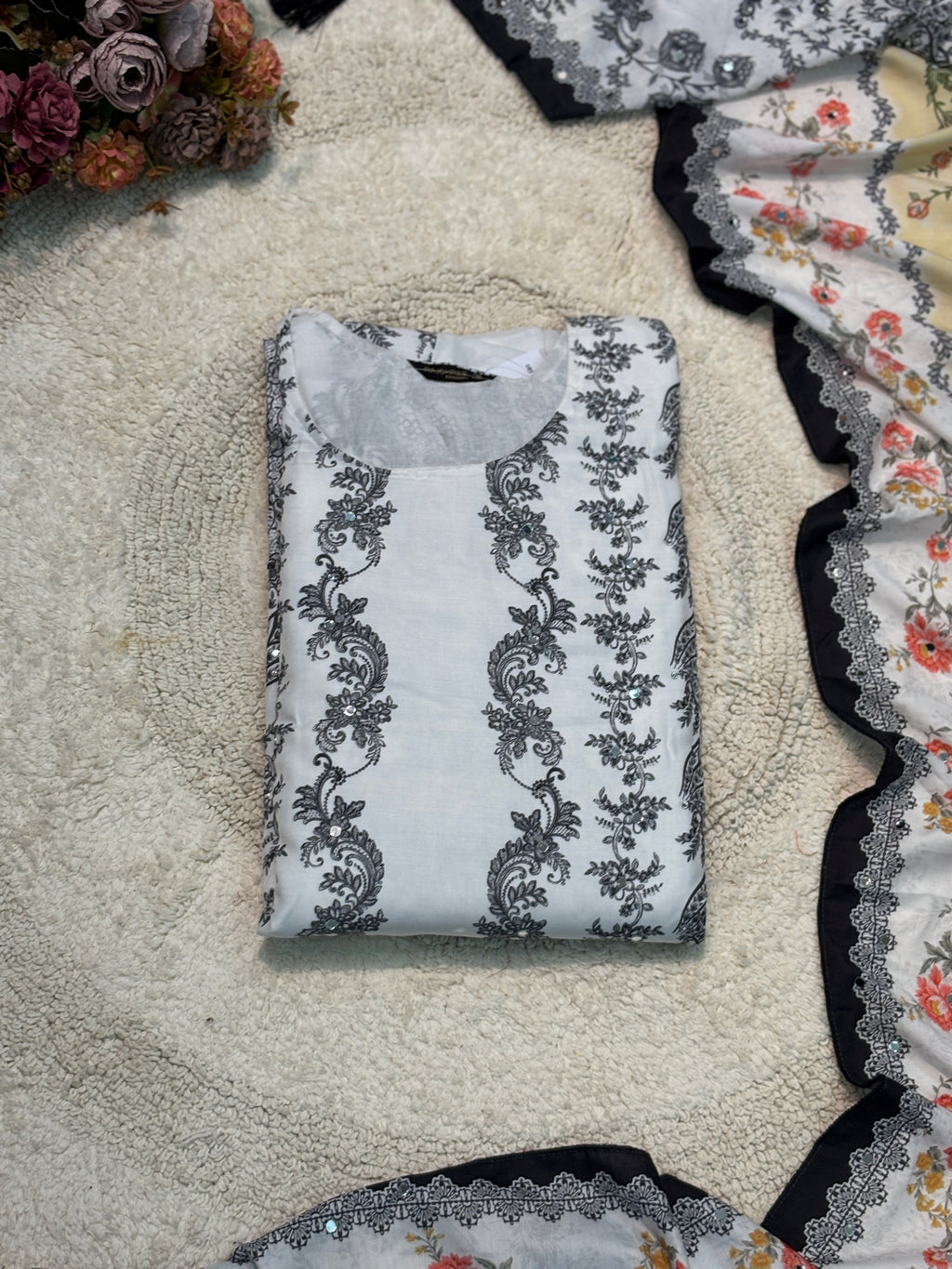 MZ2521-Muslin designer suit