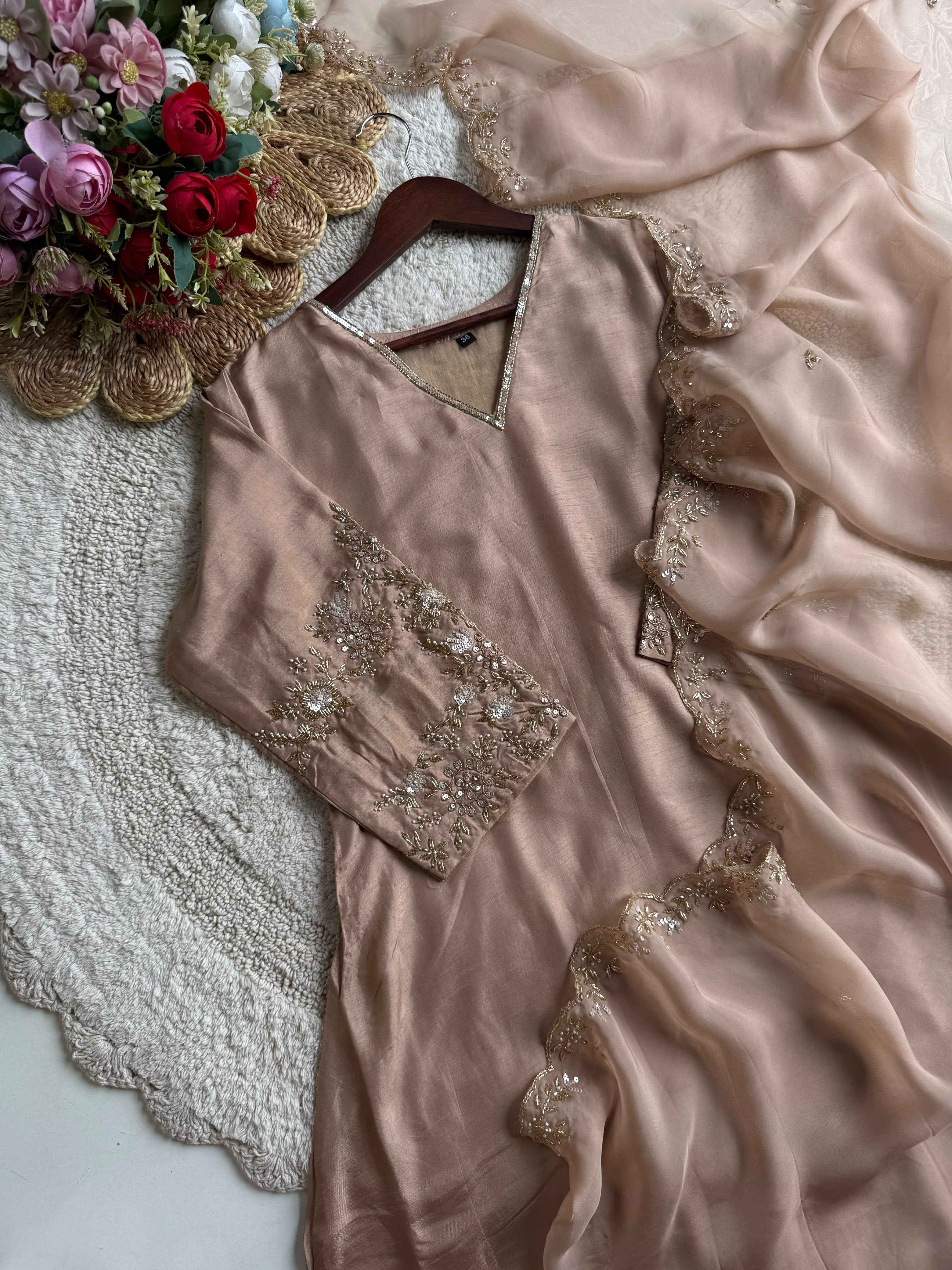 MZ2524-premium russian silk suit