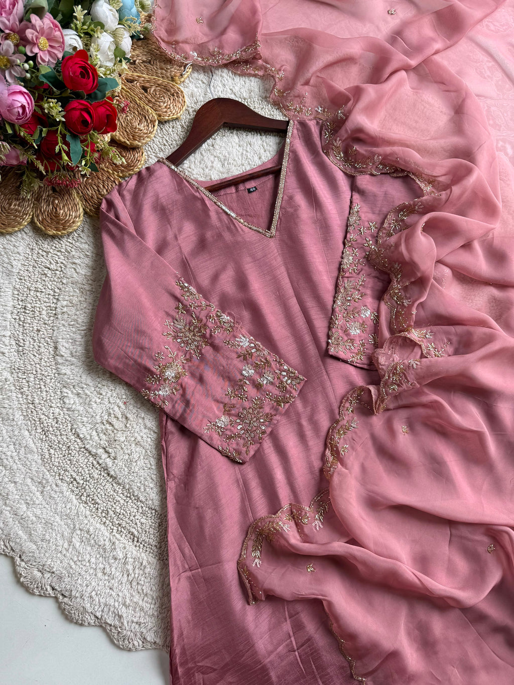 MZ2524-premium russian silk suit